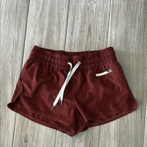 Vuori Clementine XS Women's Athletic Shorts in Red